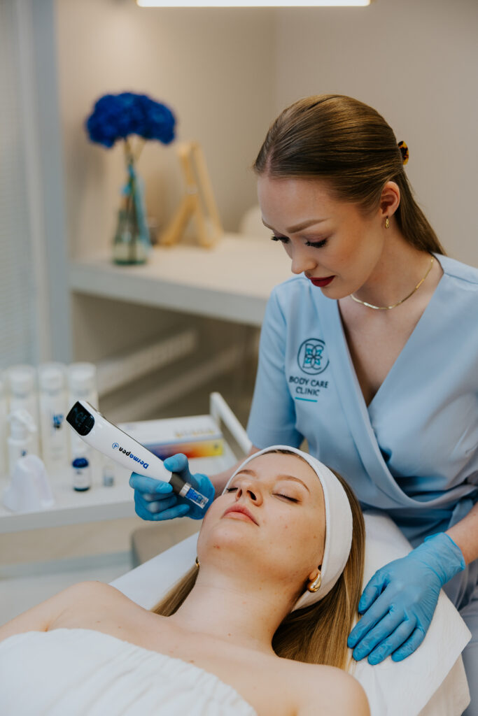 Dermapen 4.0 8 Mezoterapia mikroigłowa dermapen 4. 0 katowice